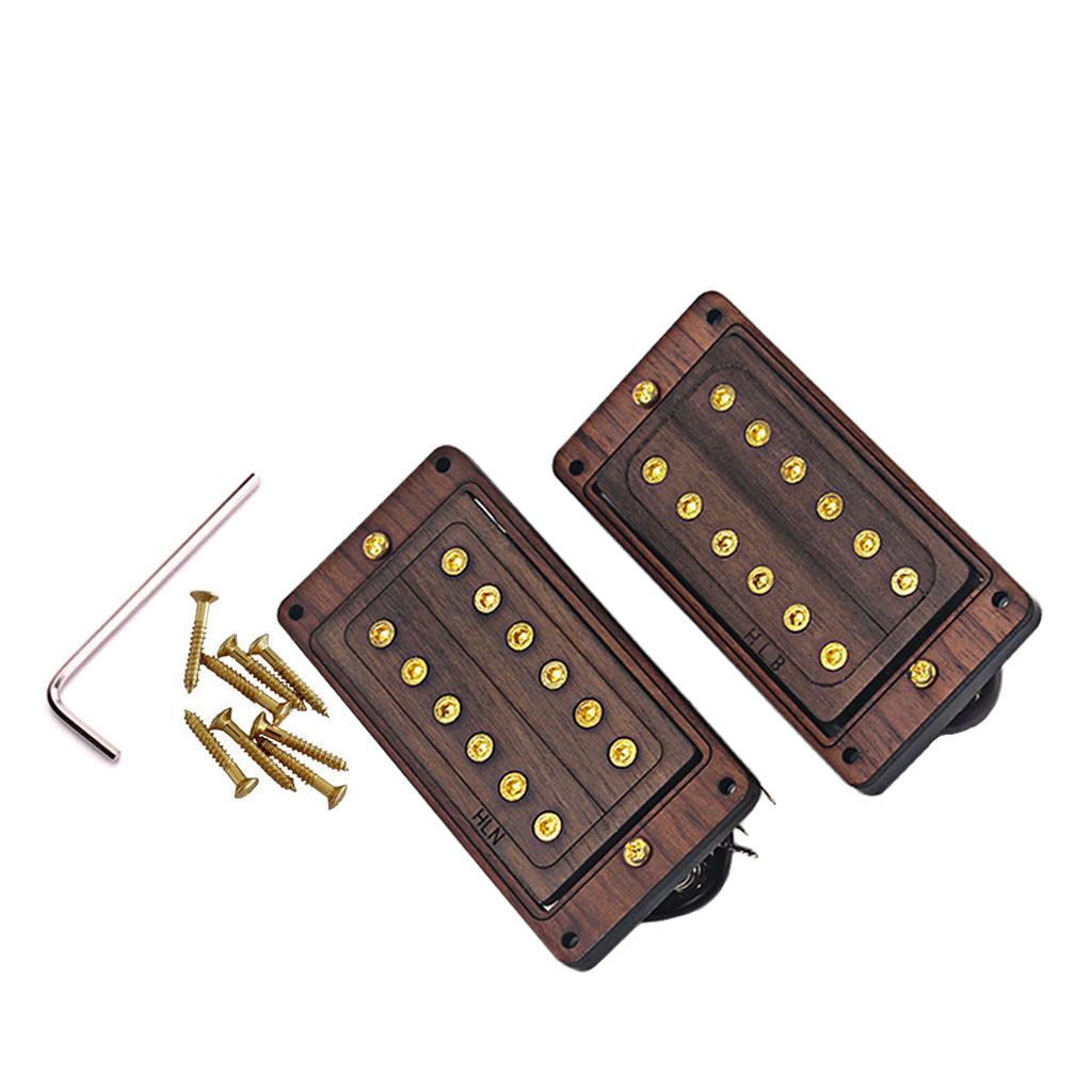 Maple/Wood/rosewood 6-string Humbucker Pickups for Electric Guitar Replacement Parts Accessory