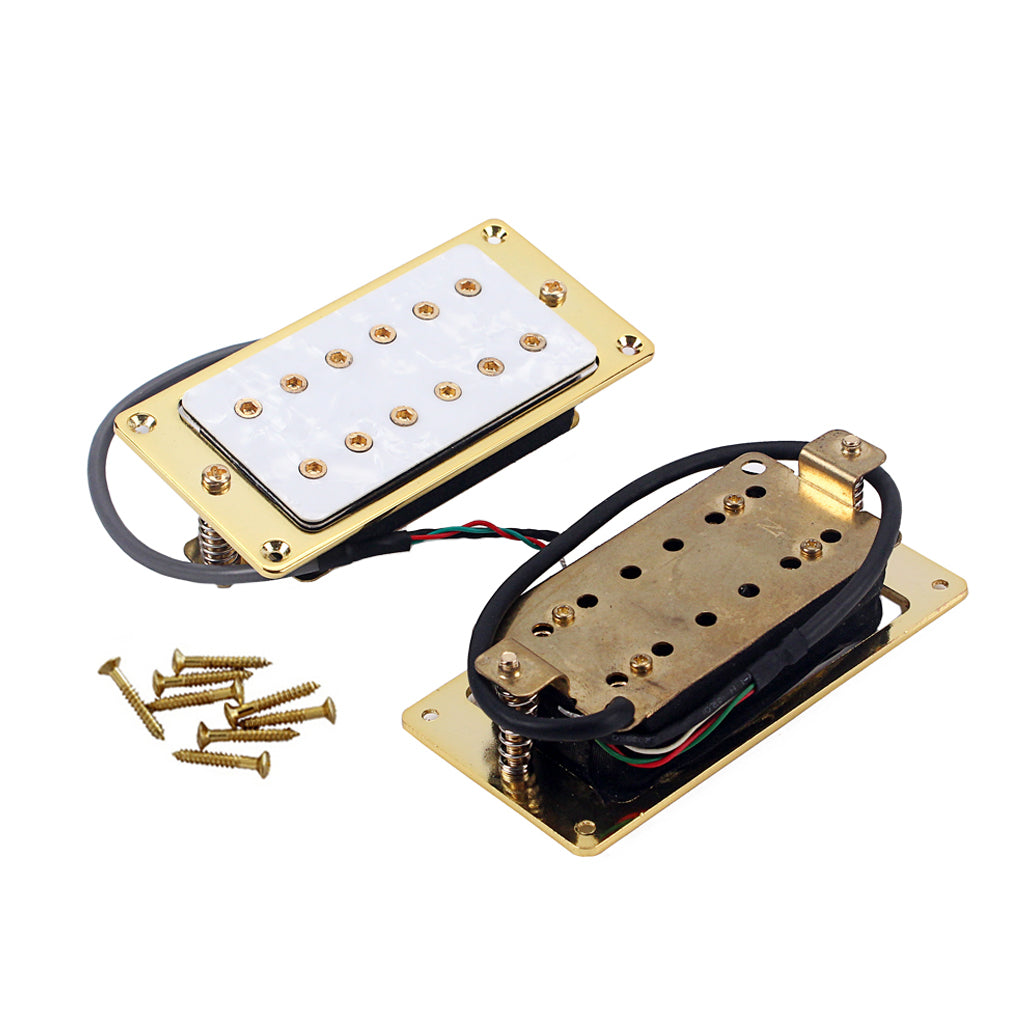 Humbucker Gold frame/Maple Wood Pickup for Epihone Electric Guitar Part