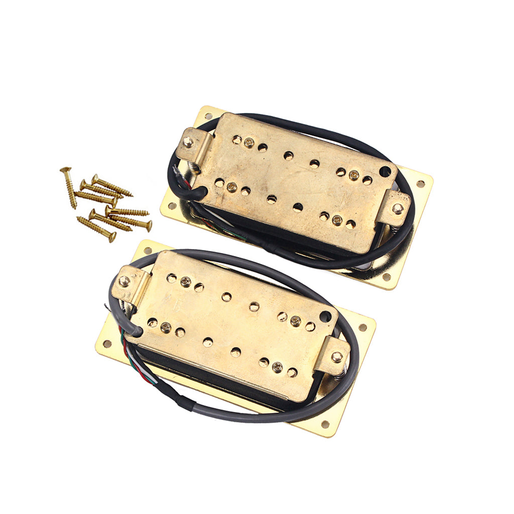 Humbucker Gold frame/Maple Wood Pickup for Epihone Electric Guitar Part