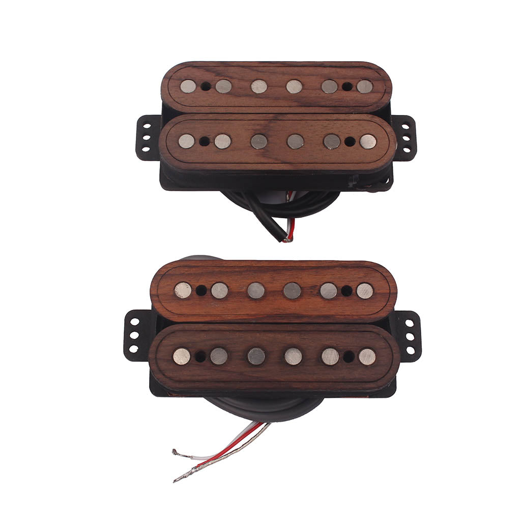 Guitar Part Guitar Heads AinIco V Pickups Lumber Bucker Humbucker Wood Set 2