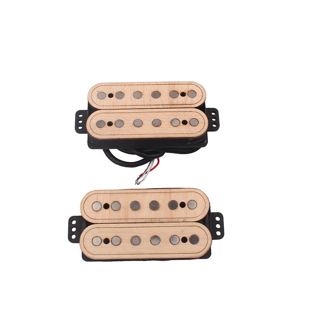 Guitar Part Guitar Heads AinIco V Pickups Lumber Bucker Humbucker Wood Set 2