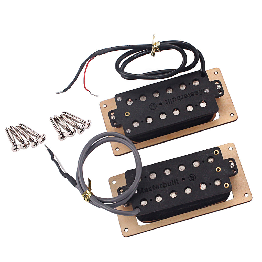 2PCS Alnico 5 Hand Wound Maple Wood Humbucker