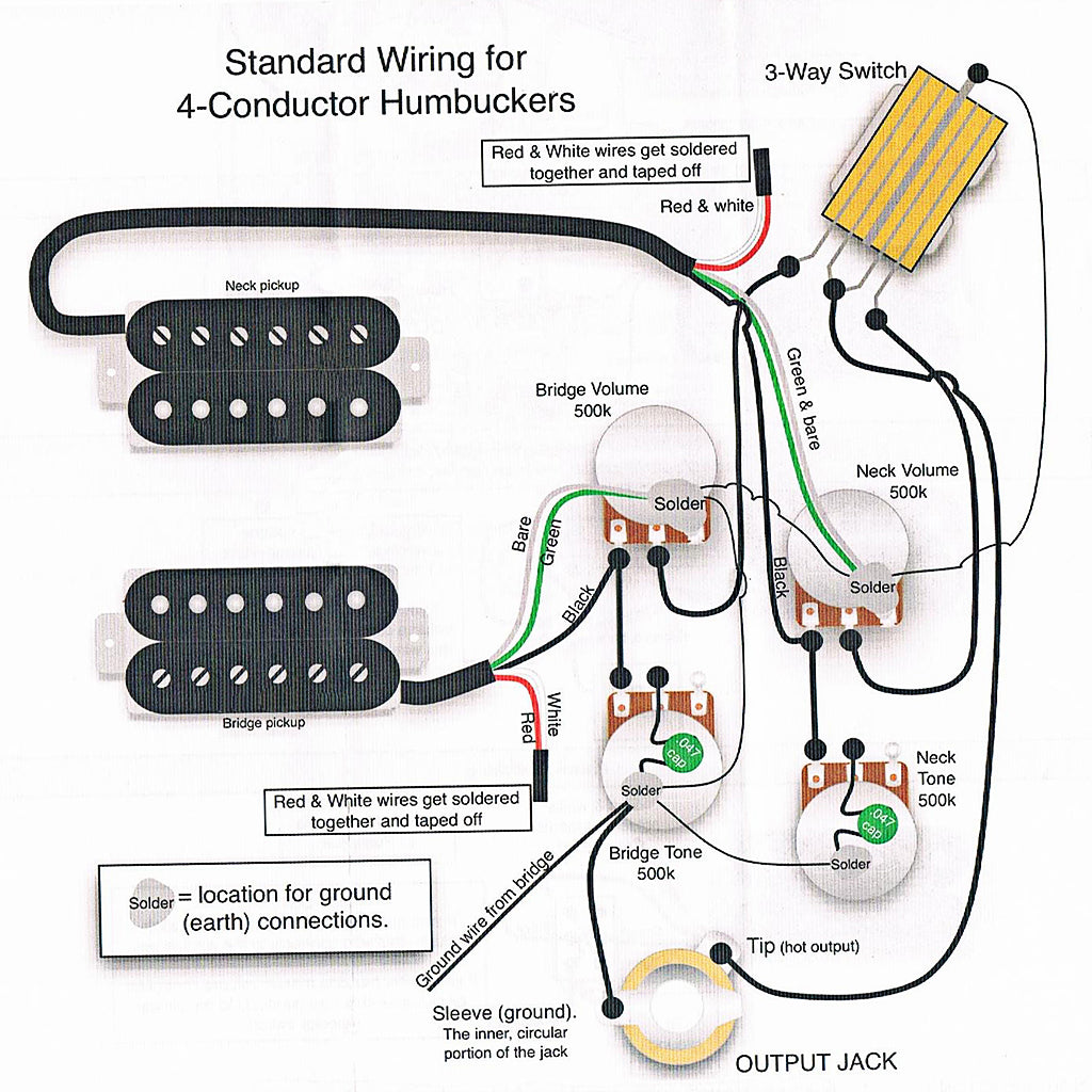 Guitar  Humbucker Pickups for LP Electric Guitars with Mounting Screws