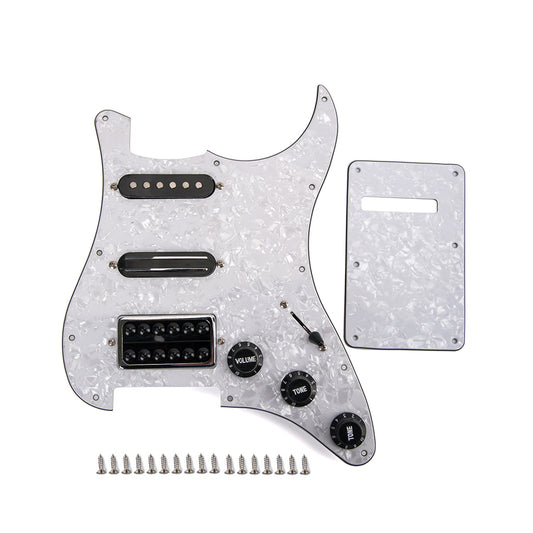 Prewired Pickguard Guard Plate with SSH Pickup Guitar Protector Board Pickup Humbuckers for Electric Guitar