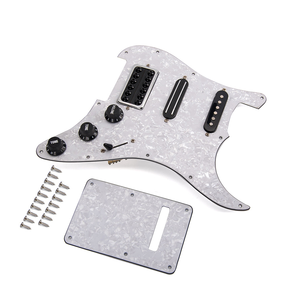 Prewired Pickguard Guard Plate with SSH Pickup Guitar Protector Board Pickup Humbuckers for Electric Guitar