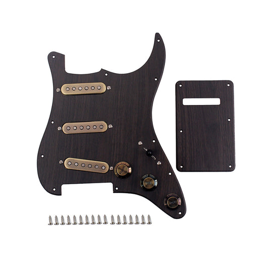 Prewired-Loaded SSS Pickguard Alnico V Pickups for Strat Guitar