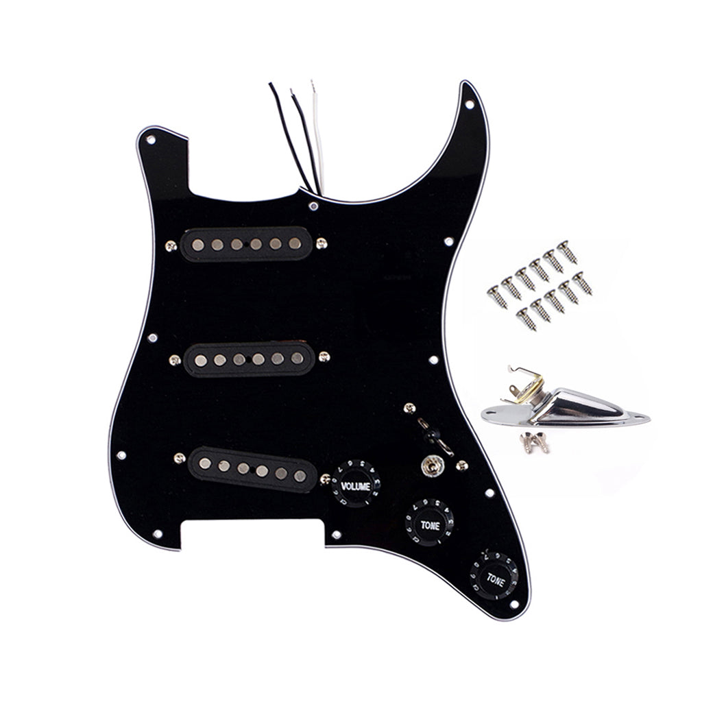 Prewired-Loaded SSS Pickguard Alnico V Pickups for tom andersom GUITAR Strat Guitar