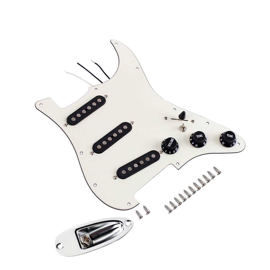 Prewired-Loaded SSS Pickguard Alnico V Pickups for tom andersom GUITAR Strat Guitar