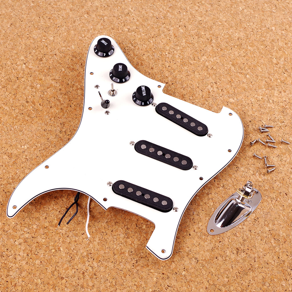 Prewired-Loaded SSS Pickguard Alnico V Pickups for tom andersom GUITAR Strat Guitar