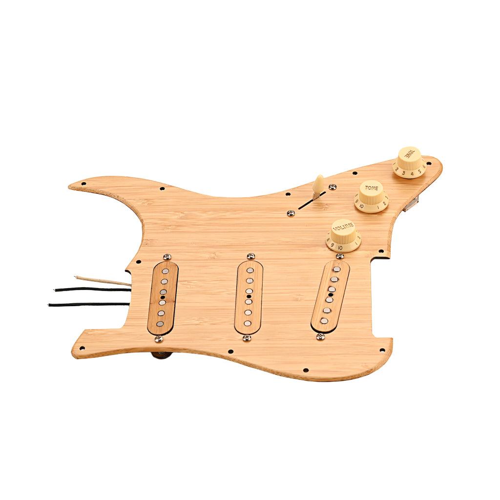 Prewired Loaded SSS Pickguard Alnico V Pickups For Strat Guitar