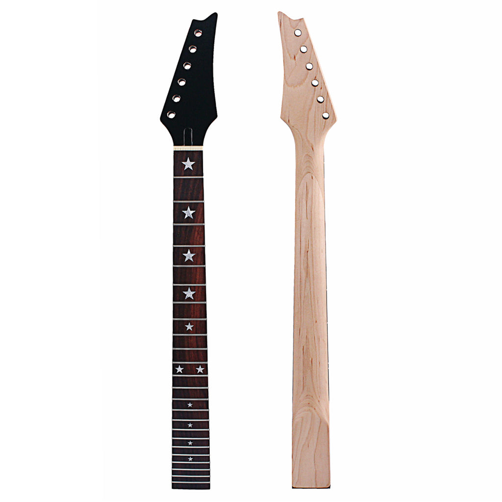 Rosewood Fretboard 24 Fret Maple Neck For Electric Guitar