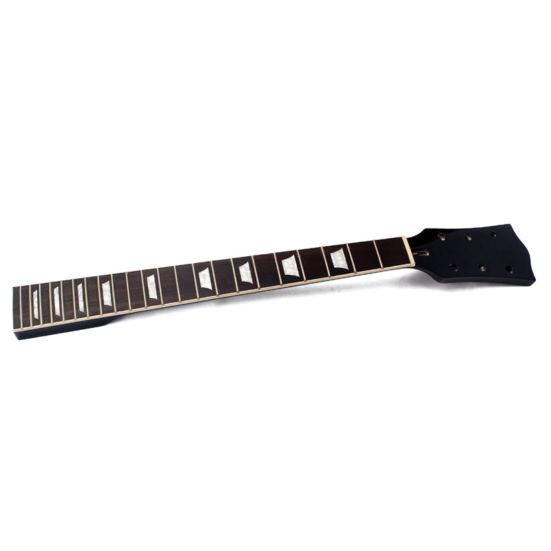 Electric Guitar Neck Maple Rosewood 22 Fret Black for Gibson Les Paul Parts