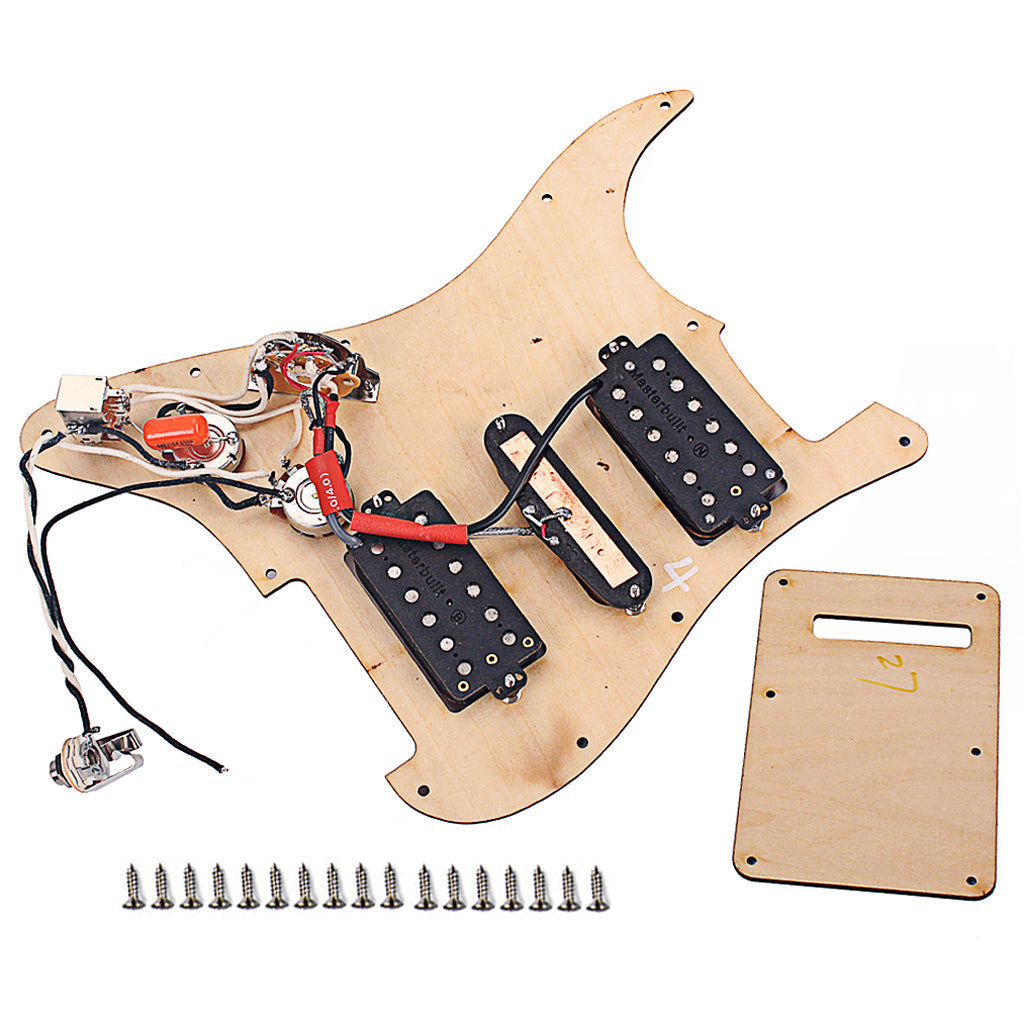 Loaded Prewired Electric Guitar Pickguard Pickups 11 Hole HSH