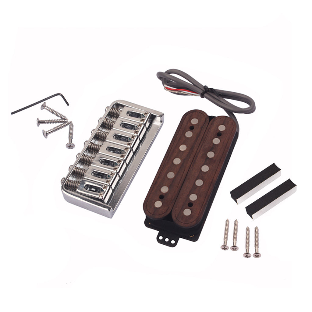 7 Strings Hardtail Fixed Bridge and  Humbucker pickup set 7 strings ESP