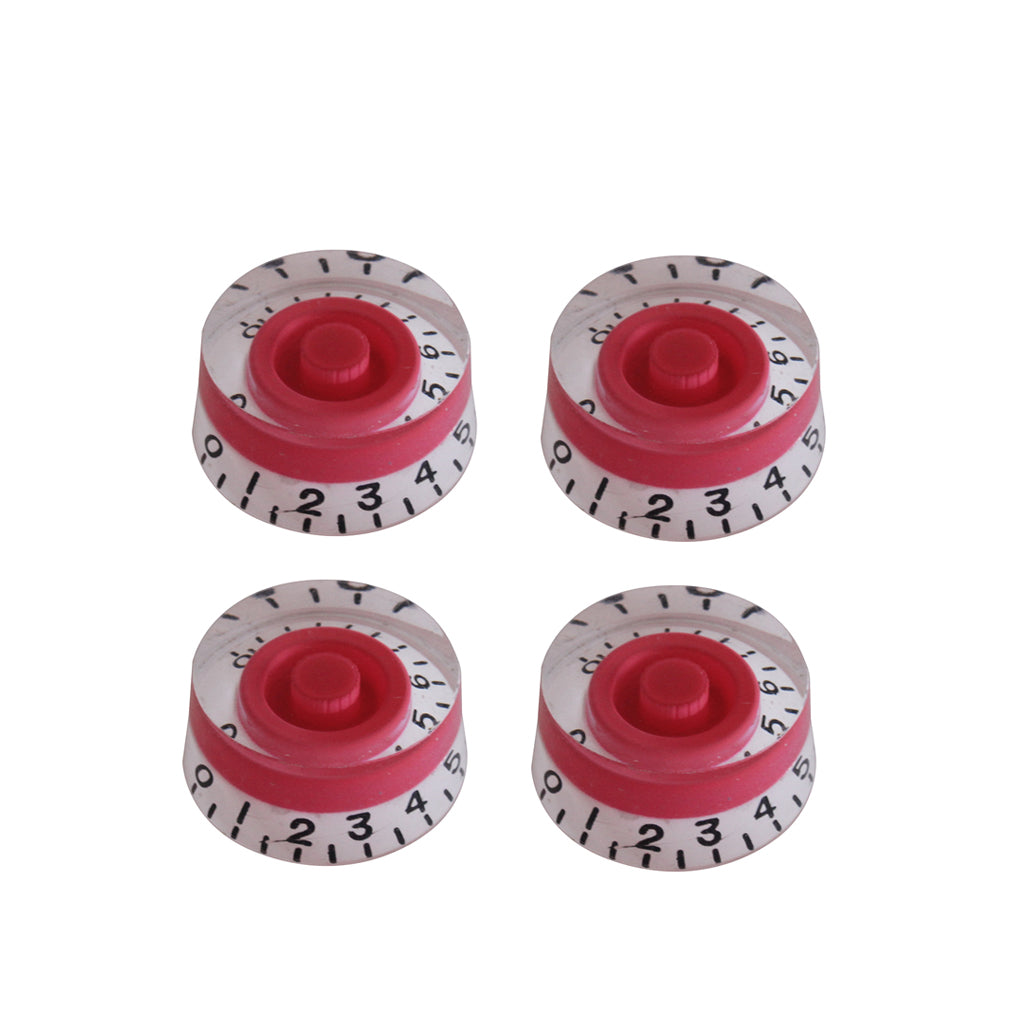 4 PCS Round Guitar Knobs Speed Volume Tone Control Knobs Rotary Knobs for Electric Guitar Parts Replacement, multi-color optional