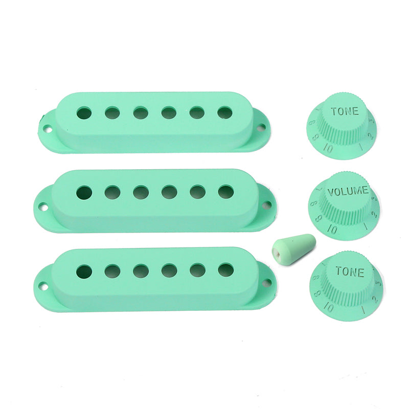 Generic Guitar Pickup Covers Knobs Kit multi-color