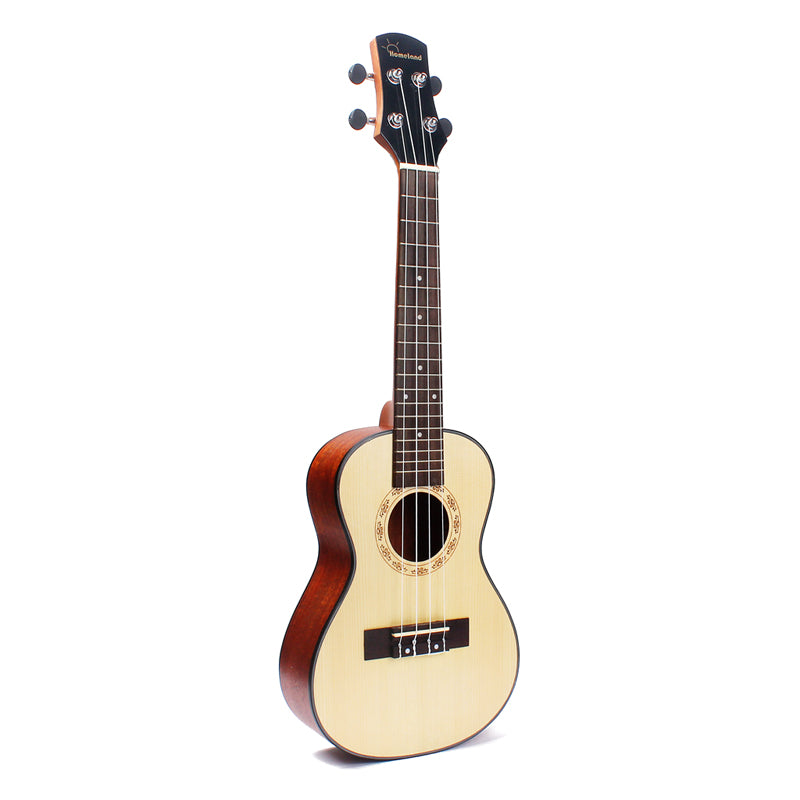 24" Spruce Sapele Ukulele Rosewood Fretboard 4 Strings Musical Instrument for various festival Gift Present