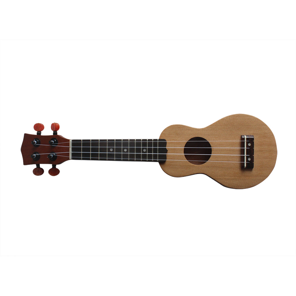 Mini Pocket Ukelele Top Rosewood Fretboard Stringed Instrument 4 Strings