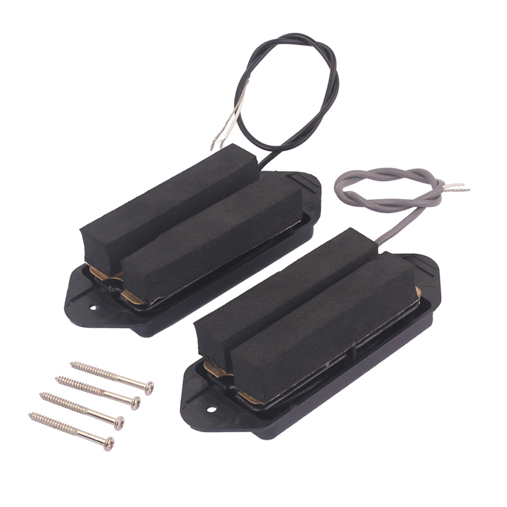 P-90 Gibson Dog Ear HUM-CANCELLING Pickup Set - P90 BLACK