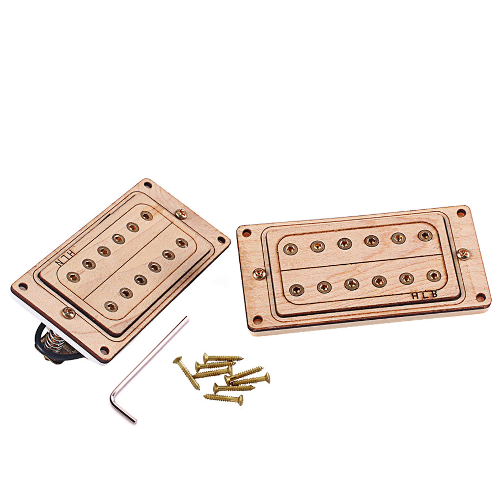 Maple/Wood/rosewood 6-string Humbucker Pickups for Electric Guitar Replacement Parts Accessory