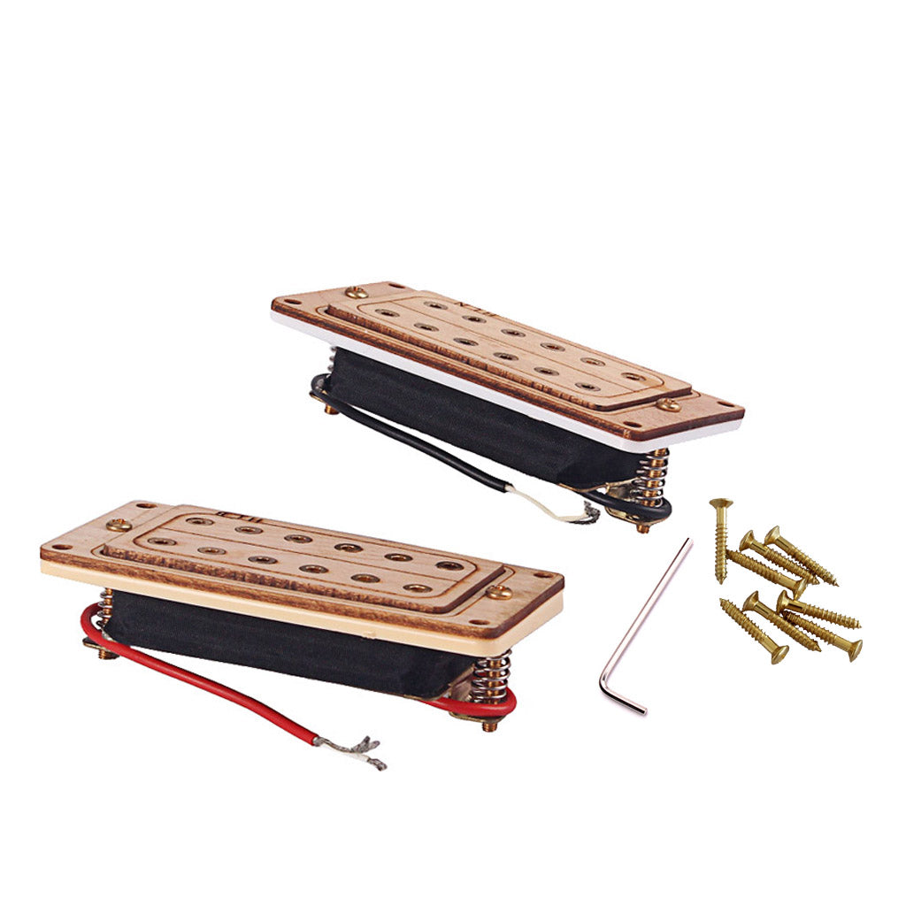 Maple/Wood/rosewood 6-string Humbucker Pickups for Electric Guitar Replacement Parts Accessory