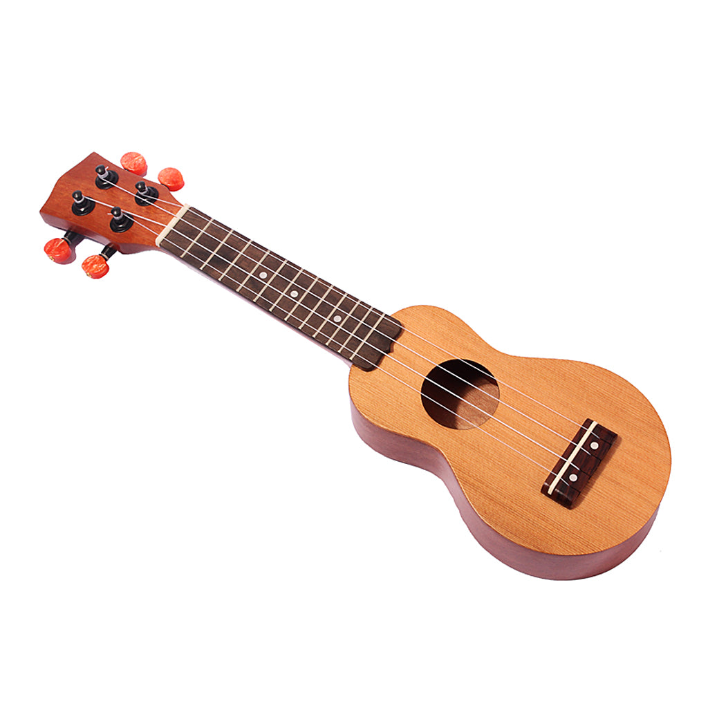 Mini Pocket Ukelele Top Rosewood Fretboard Stringed Instrument 4 Strings