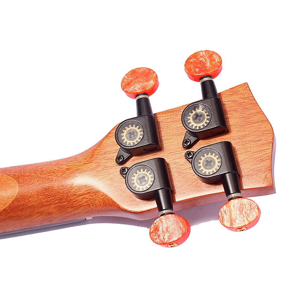 Mini Pocket Ukelele Top Rosewood Fretboard Stringed Instrument 4 Strings