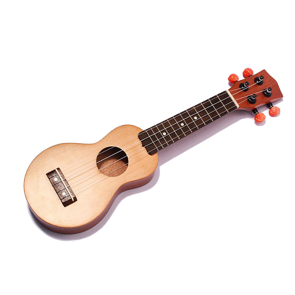 Mini Pocket Ukelele Top Rosewood Fretboard Stringed Instrument 4 Strings