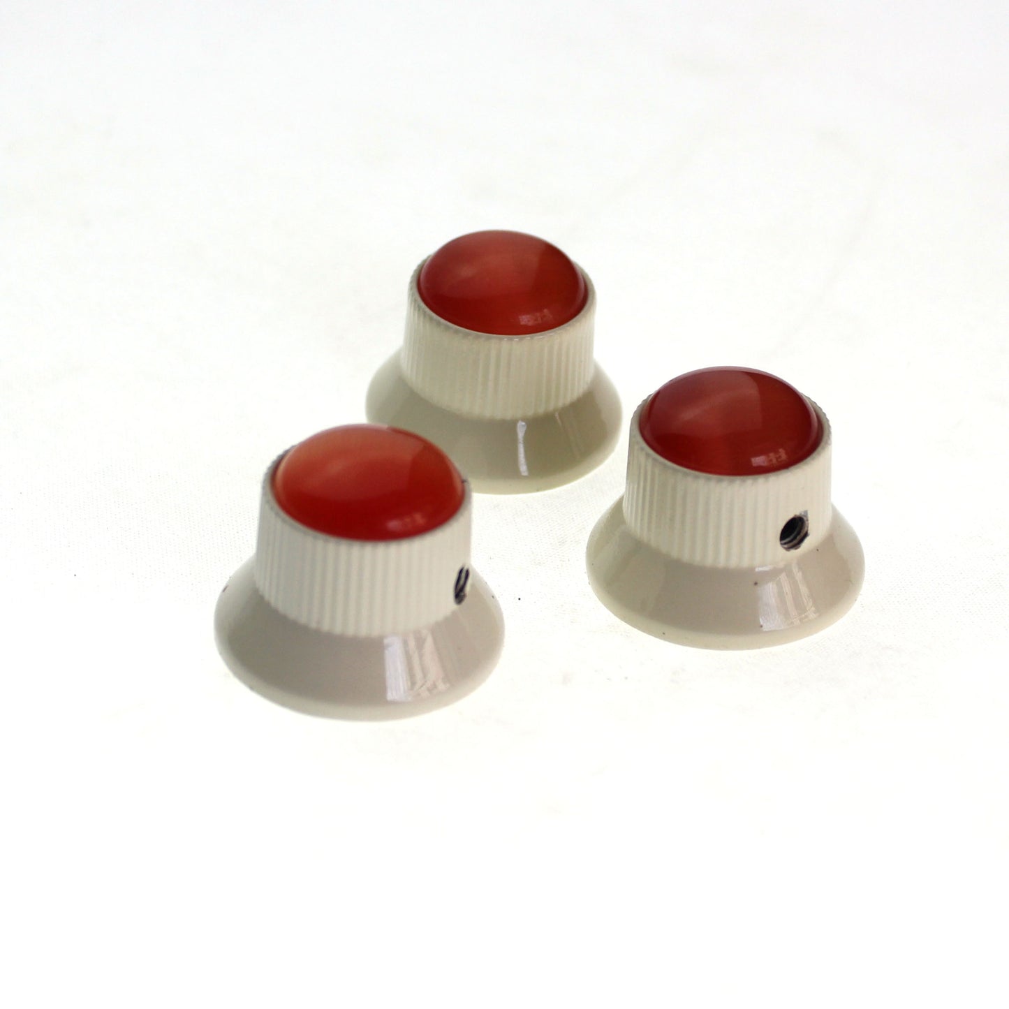 Guitar Knobs 3 Pcs Cool nickel opals Stone Electric Guitarra Bass Volume Tone Control Knob