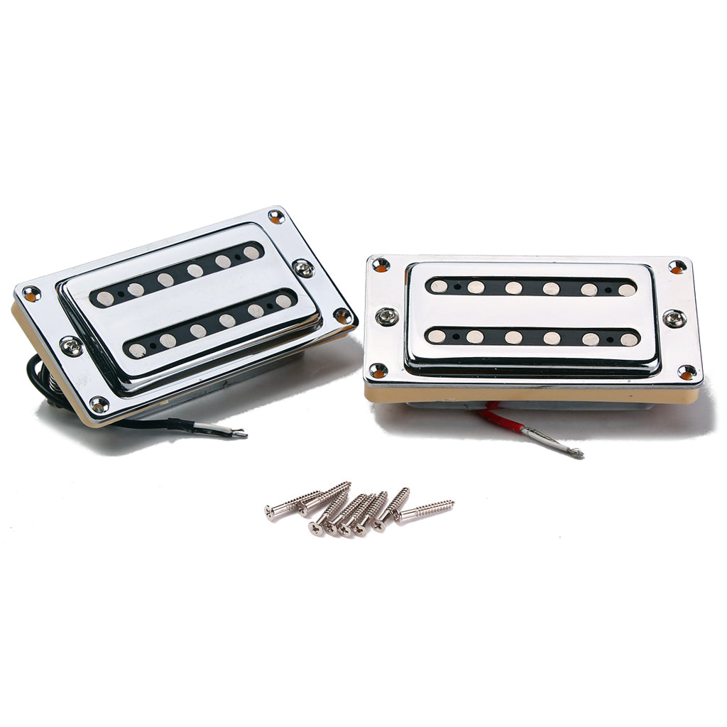 2pcs/set Guitar Sealed Humbucker Pickups Pick-ups Dual Coil for LP Electric Guitars with Mounting Screws