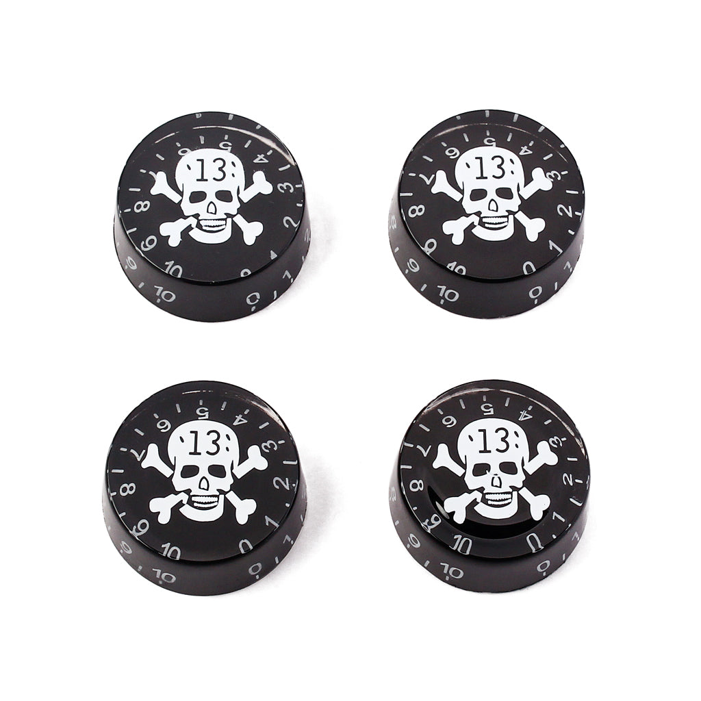 4 PCS Round Guitar Knobs Speed Volume Tone Control Knobs Rotary Knobs for Electric Guitar Parts Replacement, multi-color optional