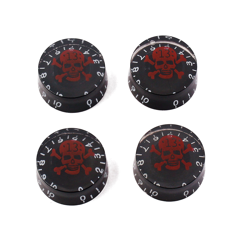 4 PCS Round Guitar Knobs Speed Volume Tone Control Knobs Rotary Knobs for Electric Guitar Parts Replacement, multi-color optional