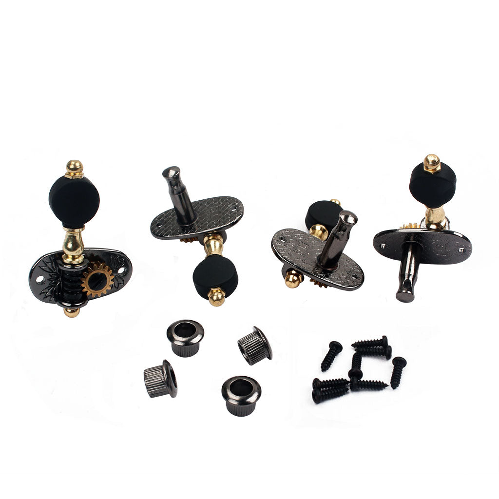 Grover Champion Sta-Tite Ukulele Friction Tuning Pegs in Black