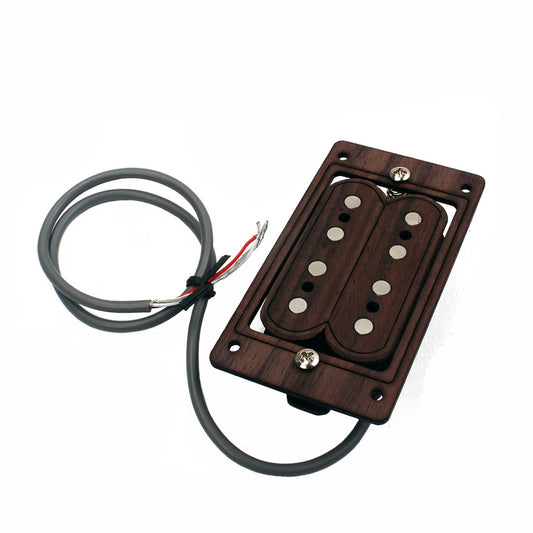 hand wound Humbucker set, wood and fiber four strings pickup for cigar box guitar