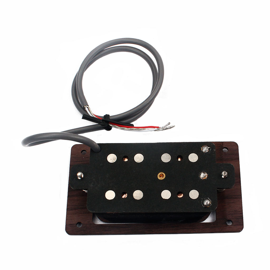 hand wound Humbucker set, wood and fiber four strings pickup for cigar box guitar