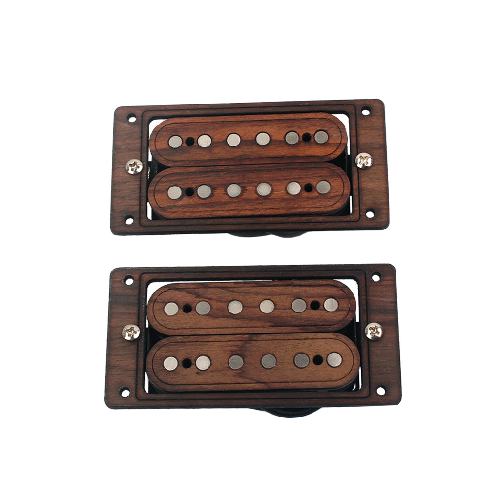 Guitar Part Guitar Heads AinIco V Pickups Lumber Bucker Humbucker Wood Set 2