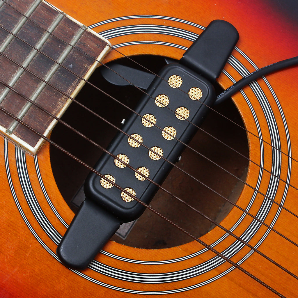 12 Hole Guitar Pickup With Microphone Wire