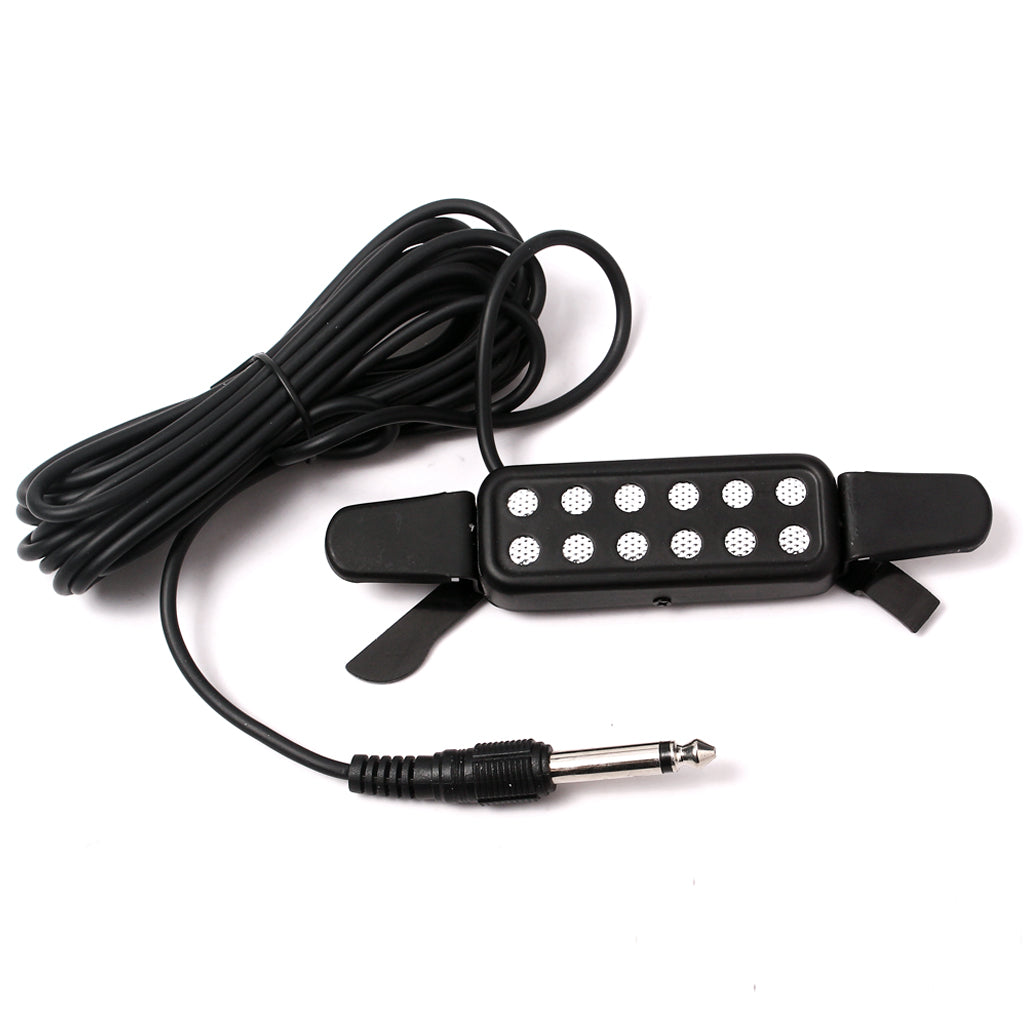 12 Hole Guitar Pickup With Microphone Wire