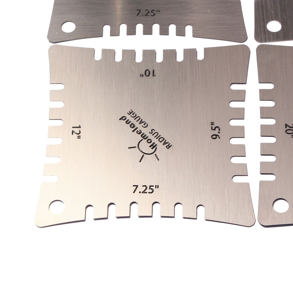 Guitar Notched Radius Gauge Stainless Steel Fingerboard Fretboard Measuring Tool