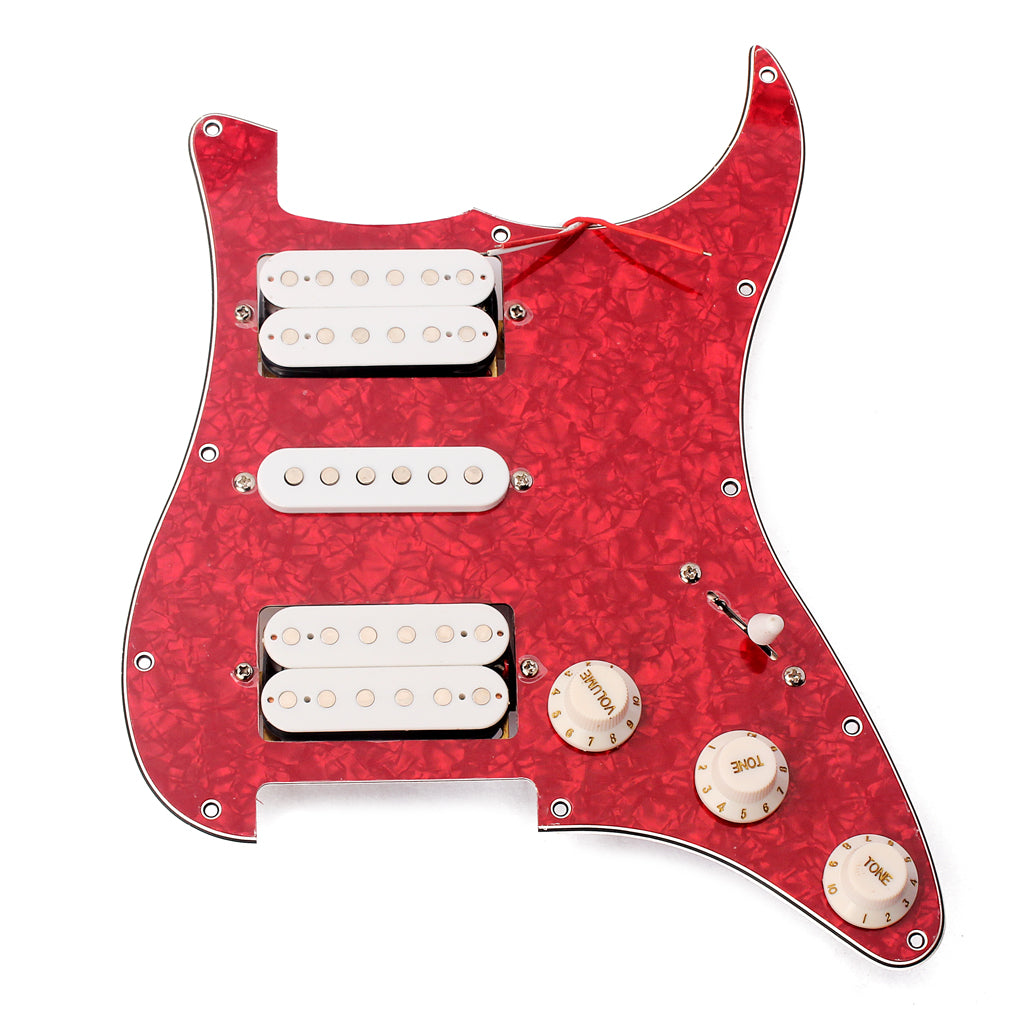 Prewired-Loaded Pickguard Humbuckers set  for HSH Guitar