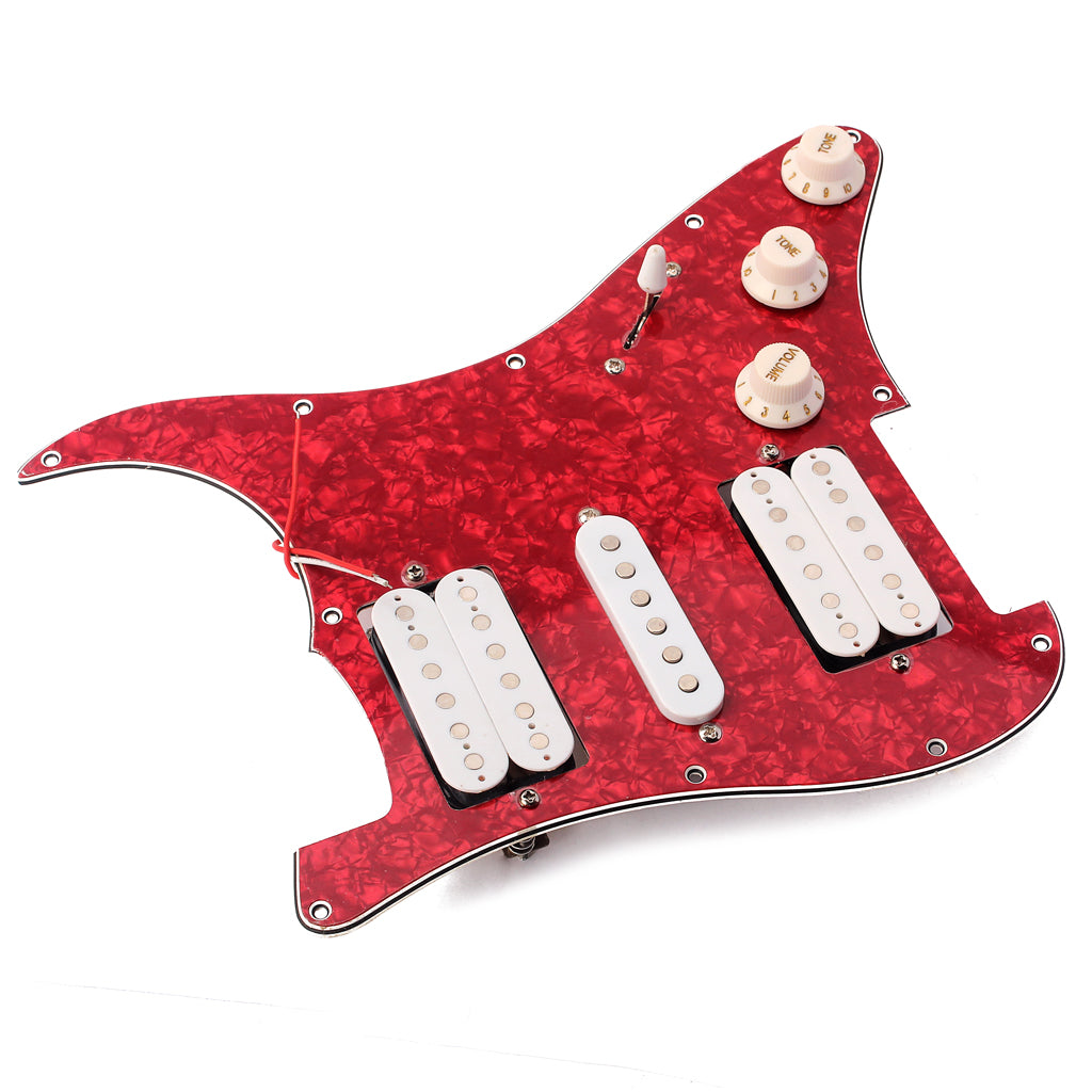 Prewired-Loaded Pickguard Humbuckers set  for HSH Guitar