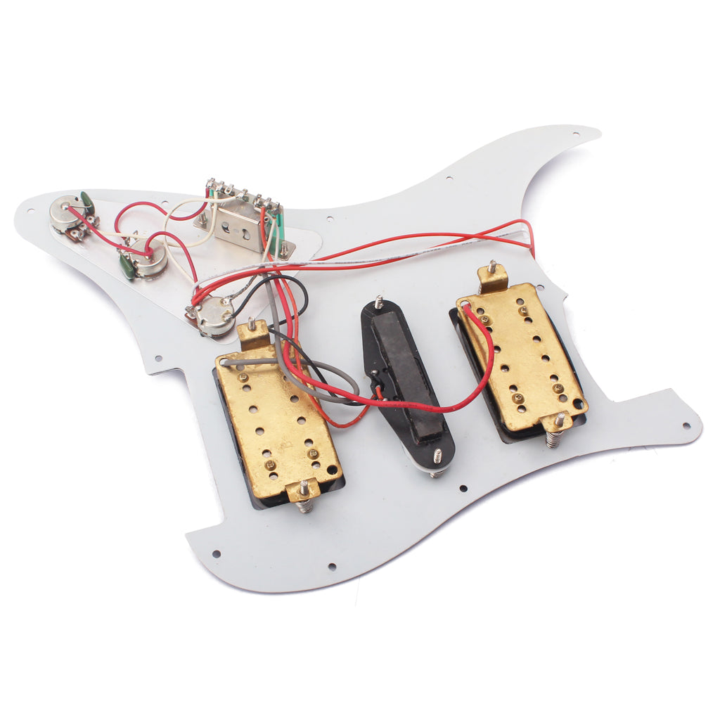 Prewired-Loaded Pickguard Humbuckers set  for HSH Guitar