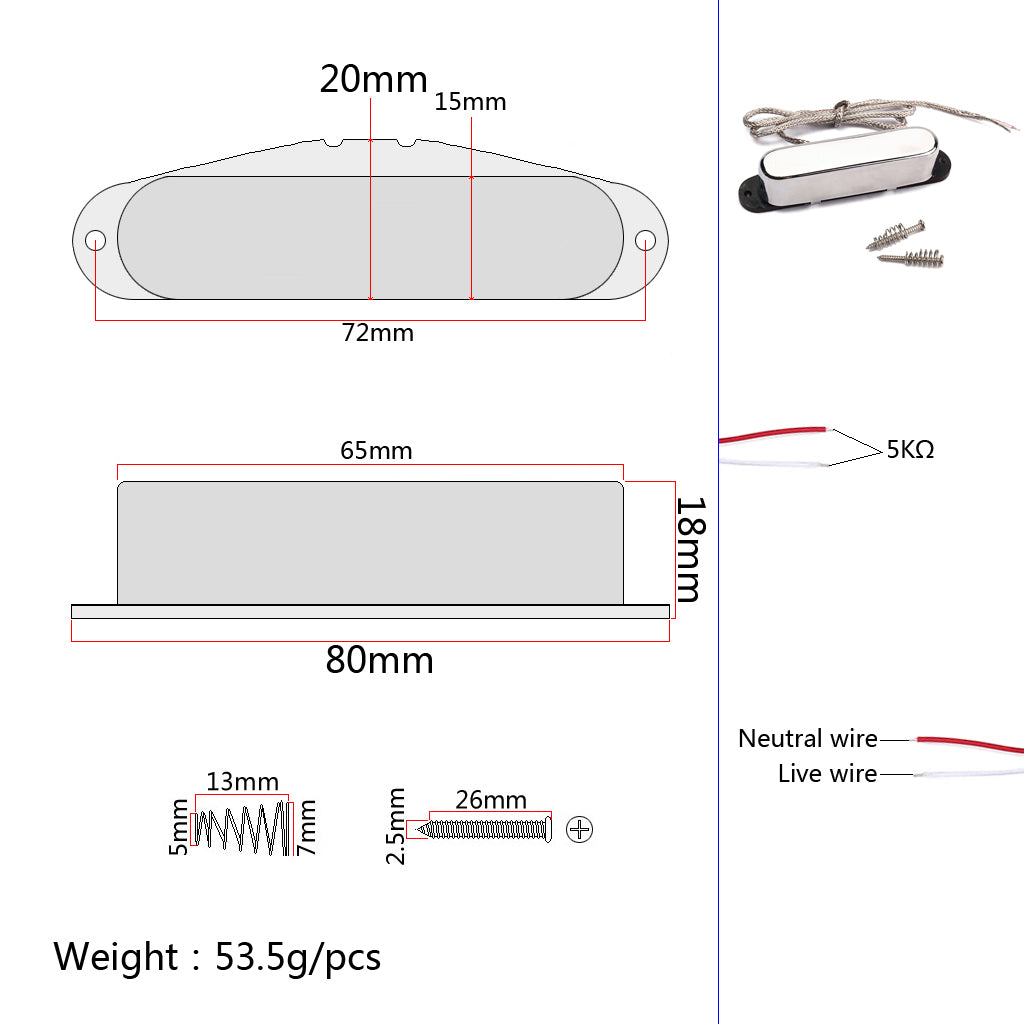 Fendar  Pure Vintage ‘64 Telecaster Pickup Set