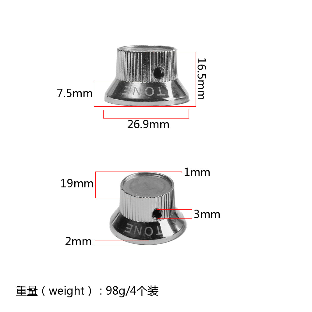 Guitar volume or tone knob