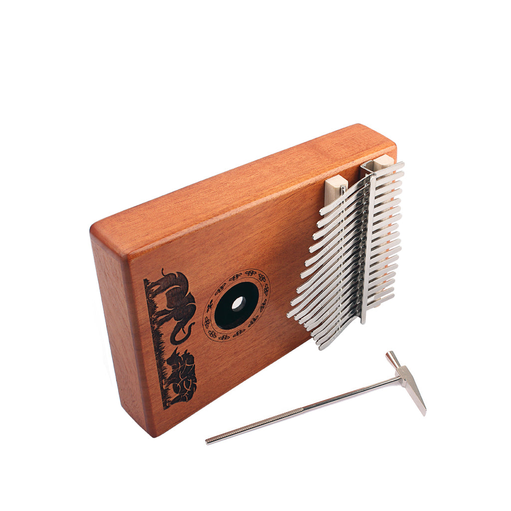 17 Key Mahogany Kalimba Finger Thumb Piano FANHE Gift Craft