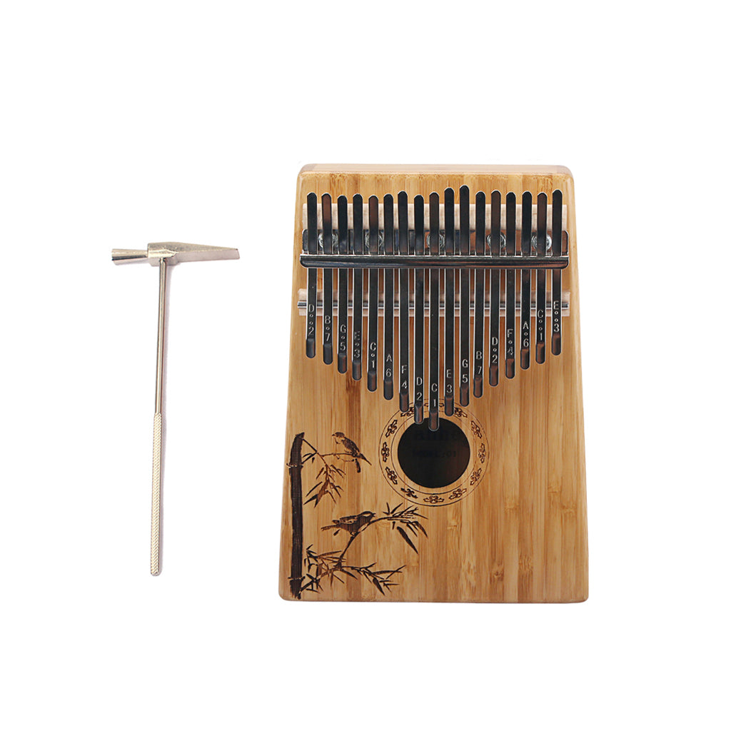 17 Key Bamboo Kalimba Finger Thumb Piano Mbira Gift Craft