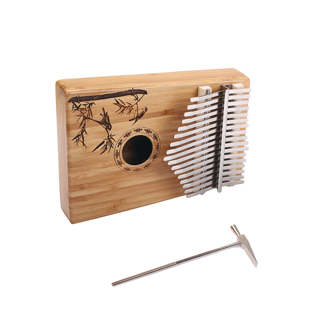 17 Key Bamboo Kalimba Finger Thumb Piano Mbira Gift Craft