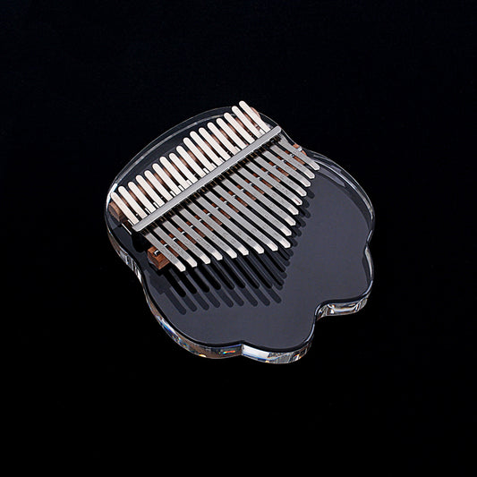 Hot Sale Cute Cat Claw Shaped 17 Key Kalimba Acrylic Thumb Piano Transparent Keyboard Instrument with Tuner Hammer Gig Bag