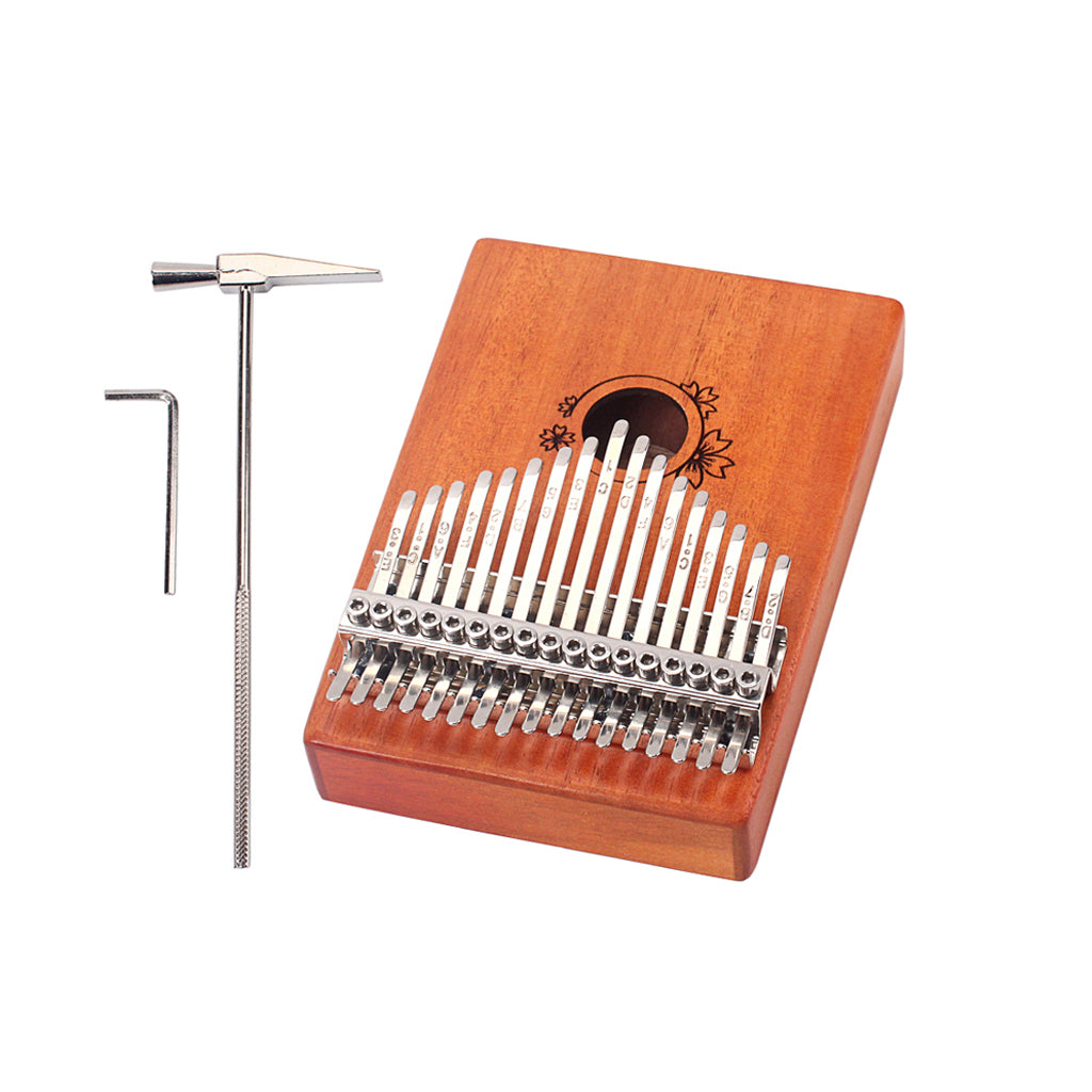 17 Key Kalimba African Solid Pine Mahogany Thumb Finger Piano Sanza Mbira Calimba Play with Guitar Wood Musical Instruments