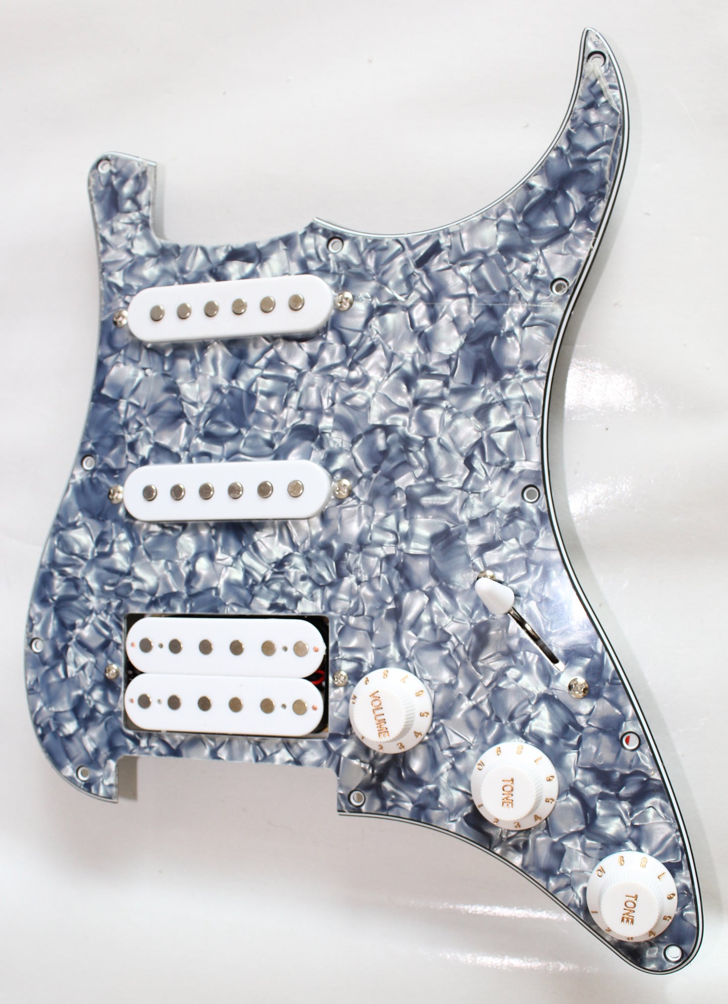 High Quality Electric Guitar Pickguard 3-ply SSH Loaded Prewired Humbucker Pickguard Pickups Set for Guitar